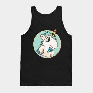 unicorse hole funny Tank Top